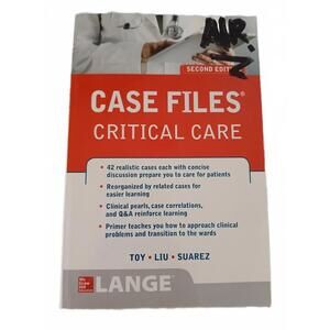 Case files critical care by lange,good used condition